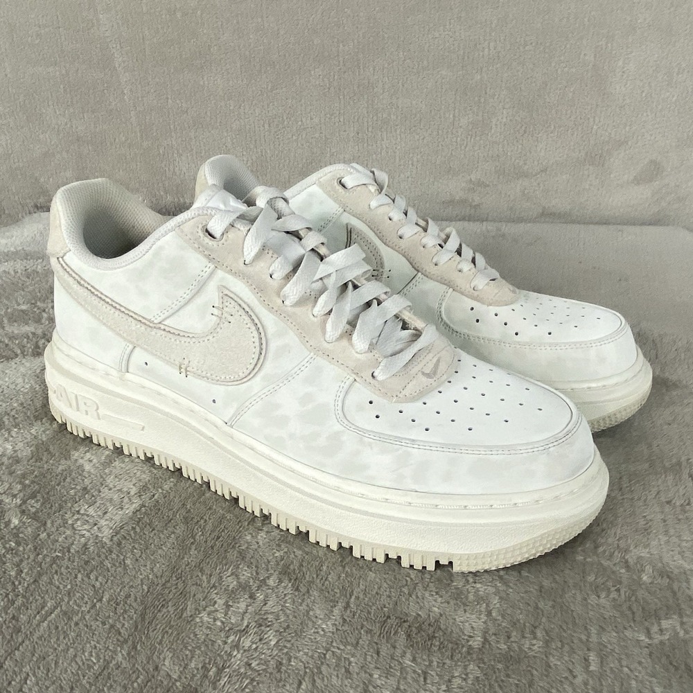Nike Air Force 1 Low '07 Luxe Mens Sneakers Size 12 Summit White Bone Leather